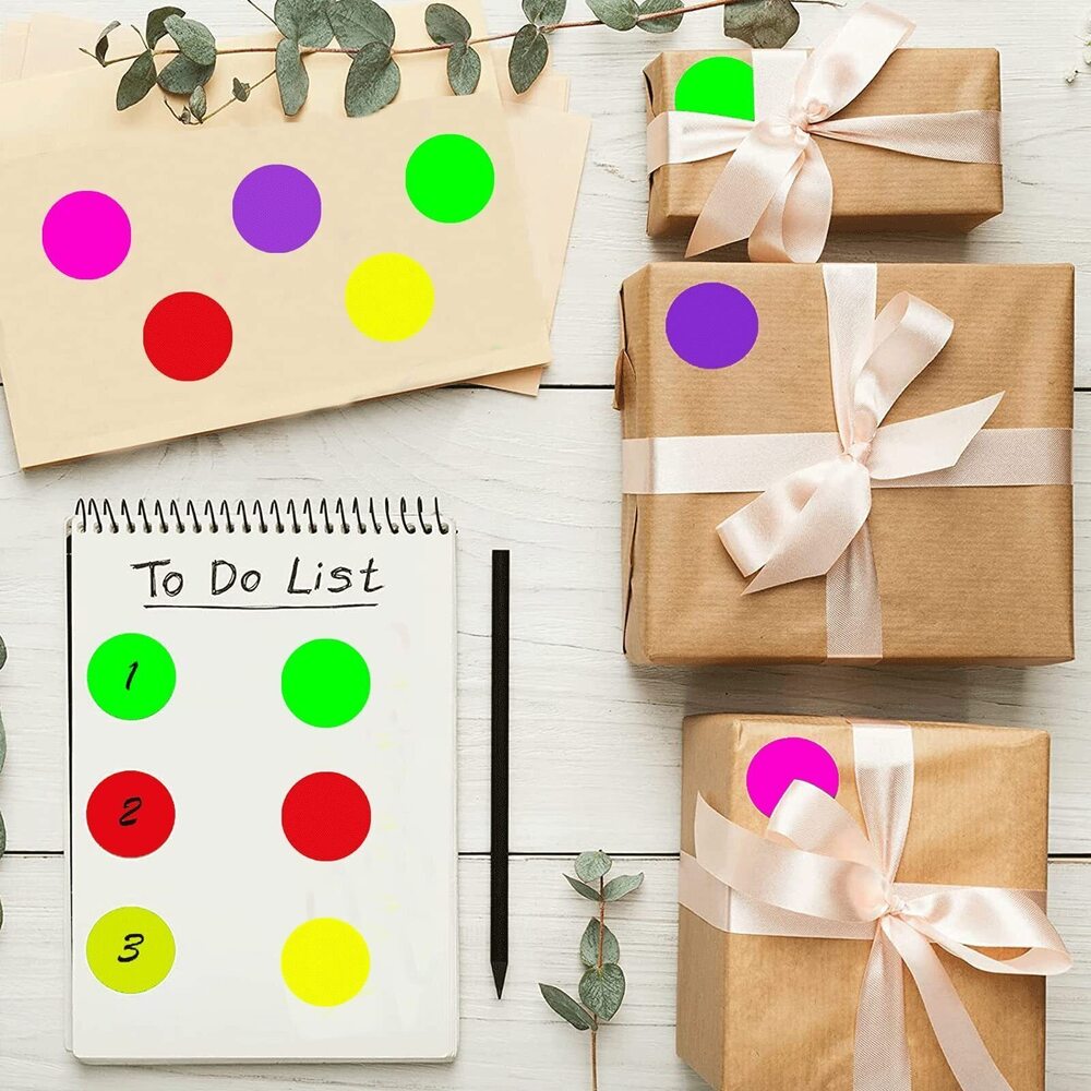 1476 2 Inch Color-Code Labels Round Circle Stickers for Color Coding - Picture 3 of 8